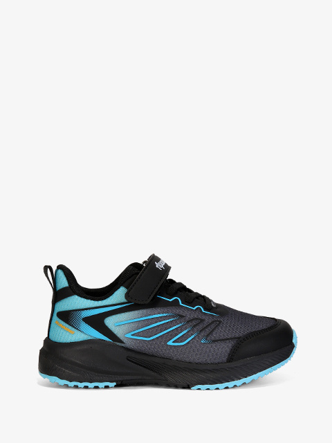 Buty sportowe #G1865P czarno-niebieskie