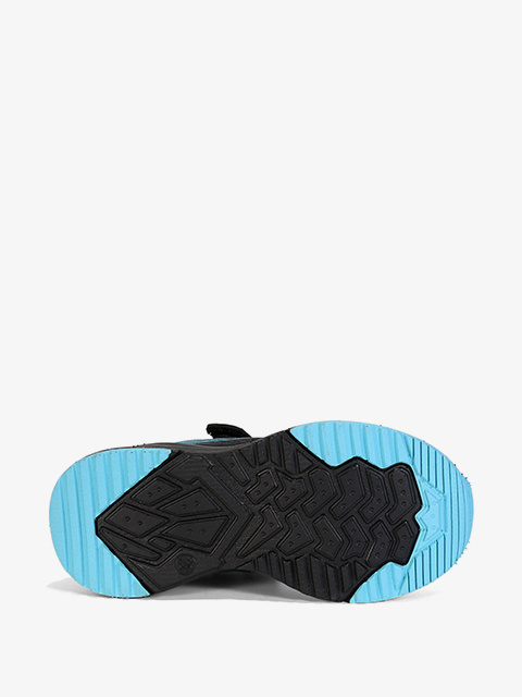 Buty sportowe #G1865P czarno-niebieskie