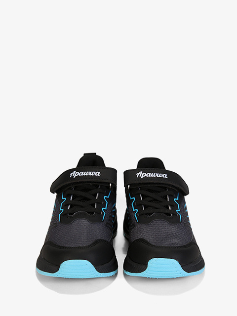 Buty sportowe #G1865P czarno-niebieskie