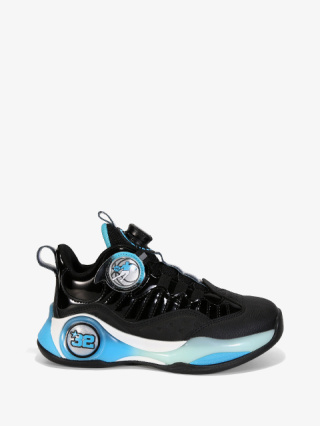 Buty sportowe #W2700R czarno-niebieskie